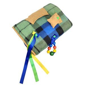 Twiddle Activity Muff Sport in Plaid for Dementia/Alzheimer's/Autism/Anxiety